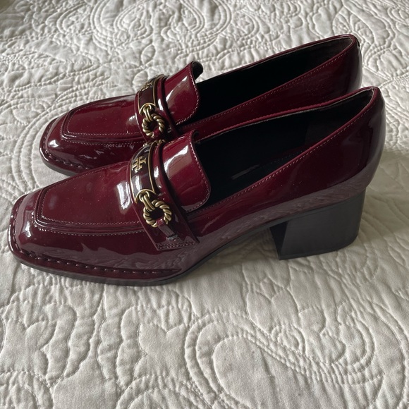 Tory Burch mid heel perrine loafers size 7 - Picture 3 of 6